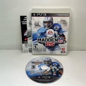 EA Madden 25 PS3 With Manual Great Condition Read Description